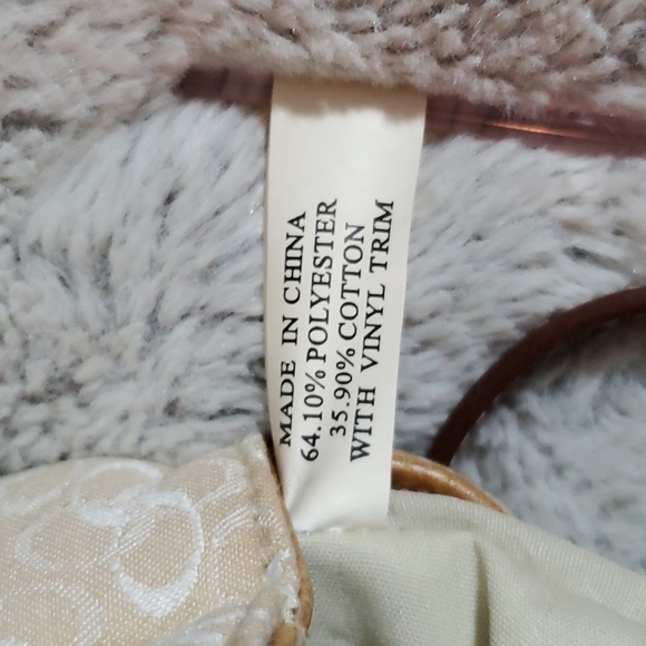 ROSETTI Beige Fabric w/Faux Leather Trim Shoulder-Tote Bag - Picture 13 of 13